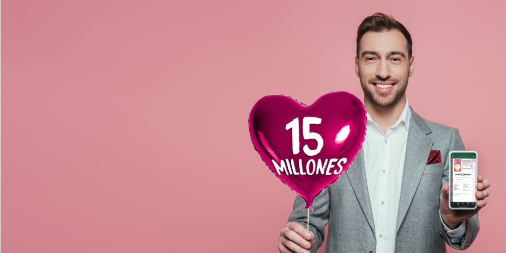 Regala 15 millones en San Valentín
