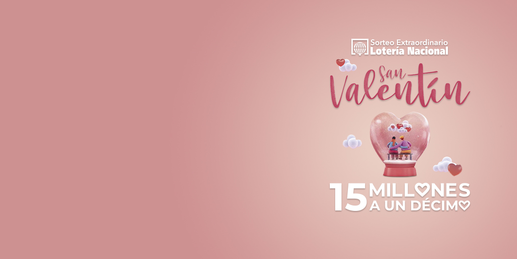 14 febrero sorteo extraordinario de San Valentín