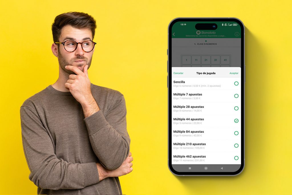Bonoloto Múltiple 44 Apuestas: ¿Cómo funciona?