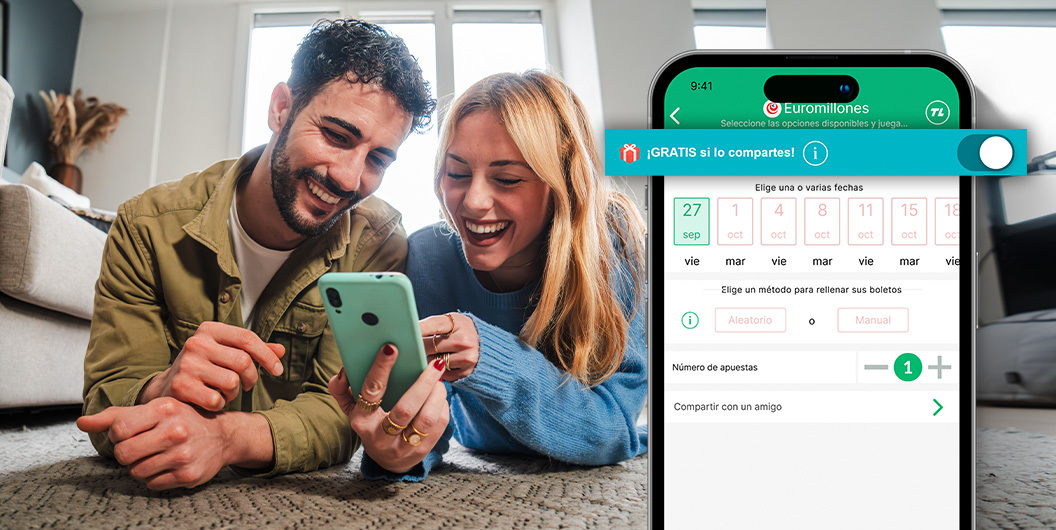 Comparte TuLotero y consigue tu boleto gratis para los 130 millones de Euromillones