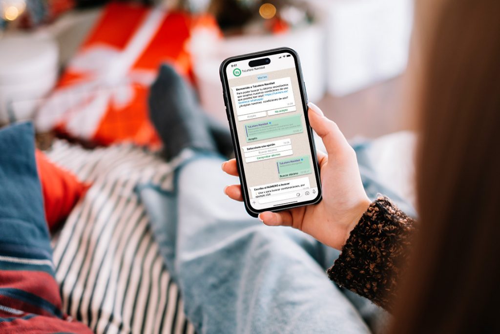 ¡Comprar Lotería de Navidad por WhatsApp con TuLotero!