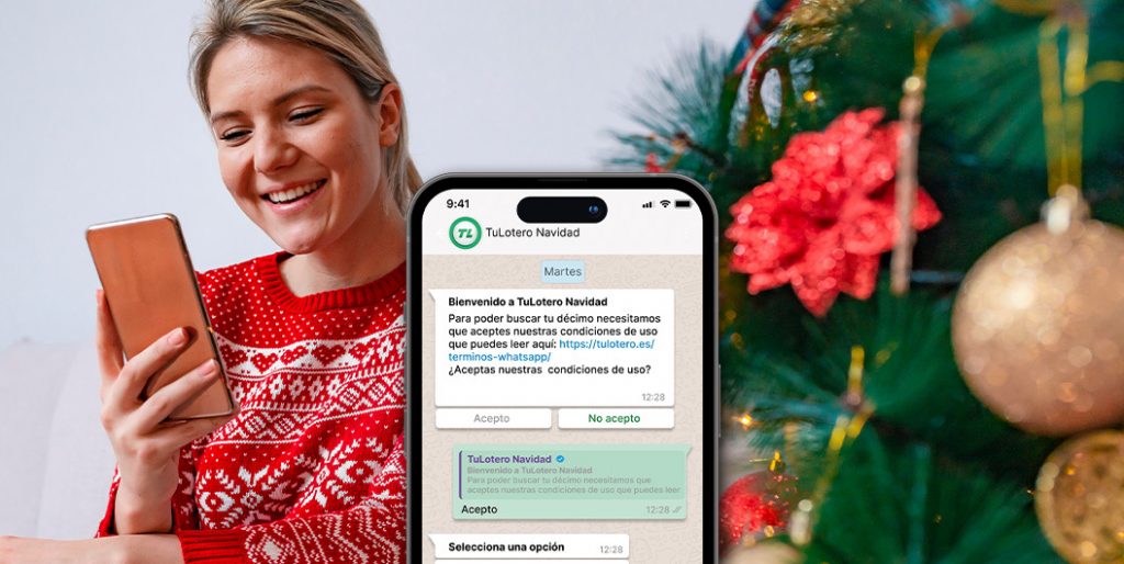 ¡Comprar Lotería de Navidad por WhatsApp con TuLotero!