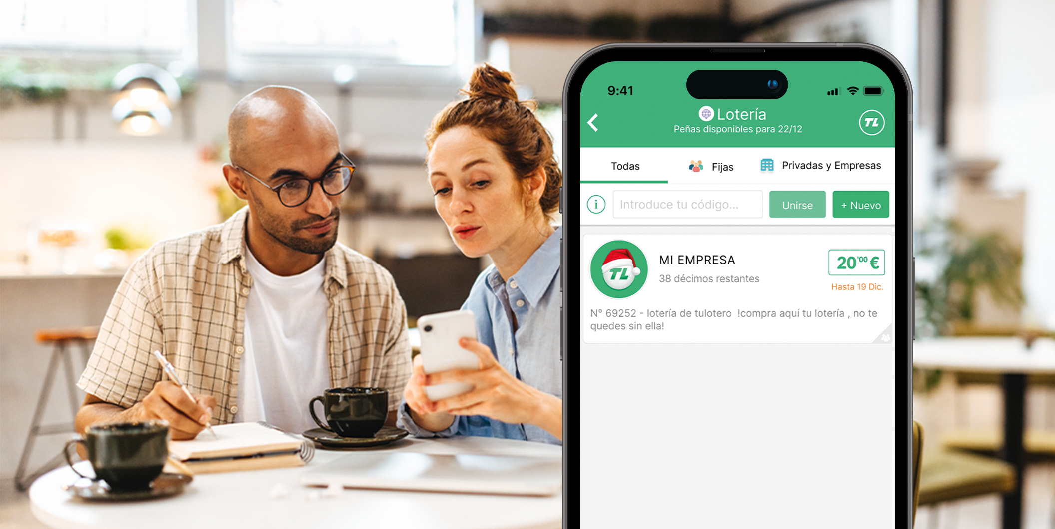 Haz la lotería de empresa con TuLotero: fácil, rápido y sin papeleo