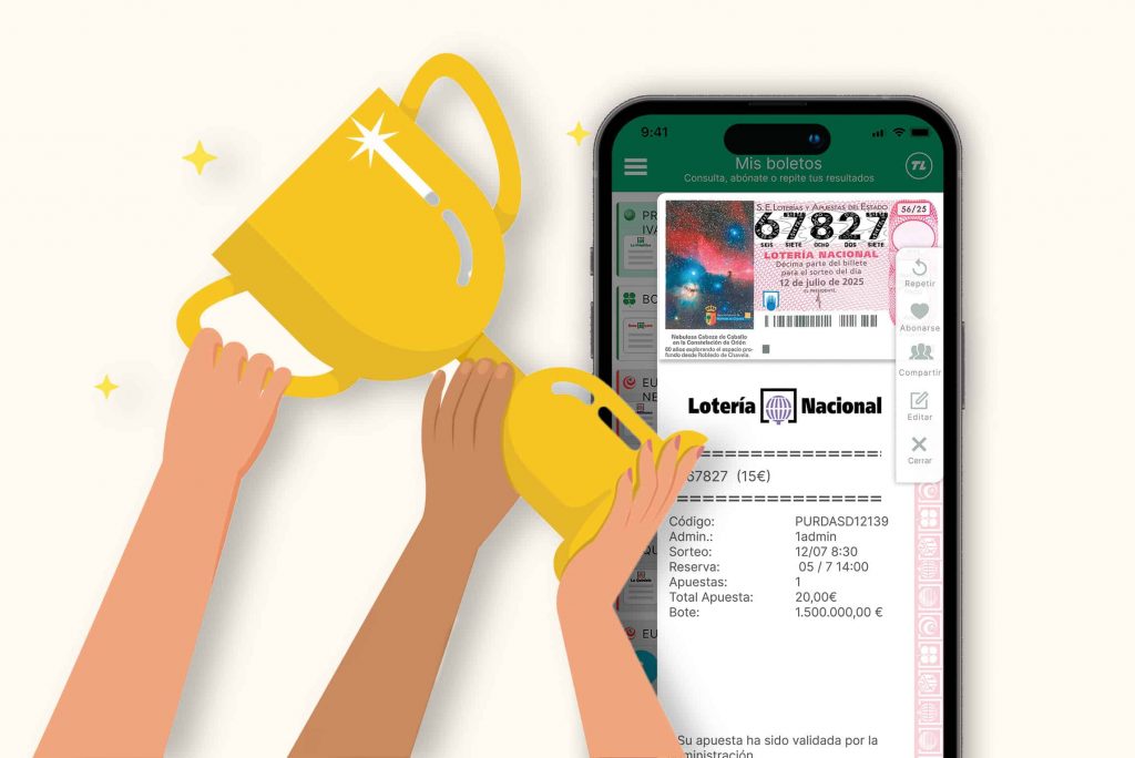 Premios del Sorteo Extraordinario de Julio 2025