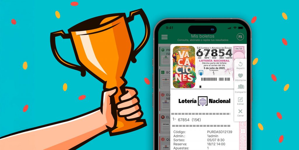Premios del Sorteo Extraordinario de Vacaciones 2025