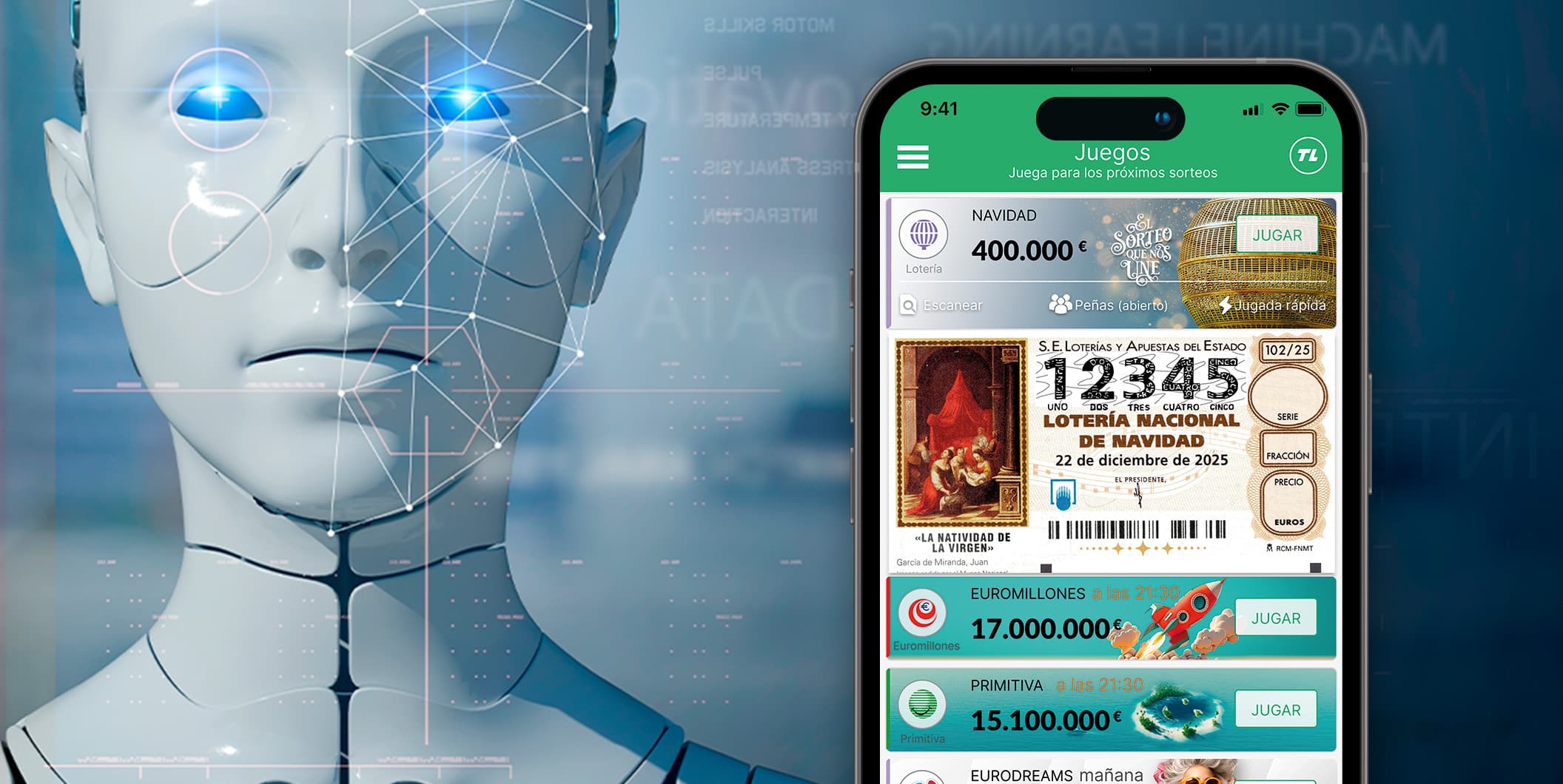 El número del Gordo según la inteligencia artificial: ¿adivinanza o análisis?