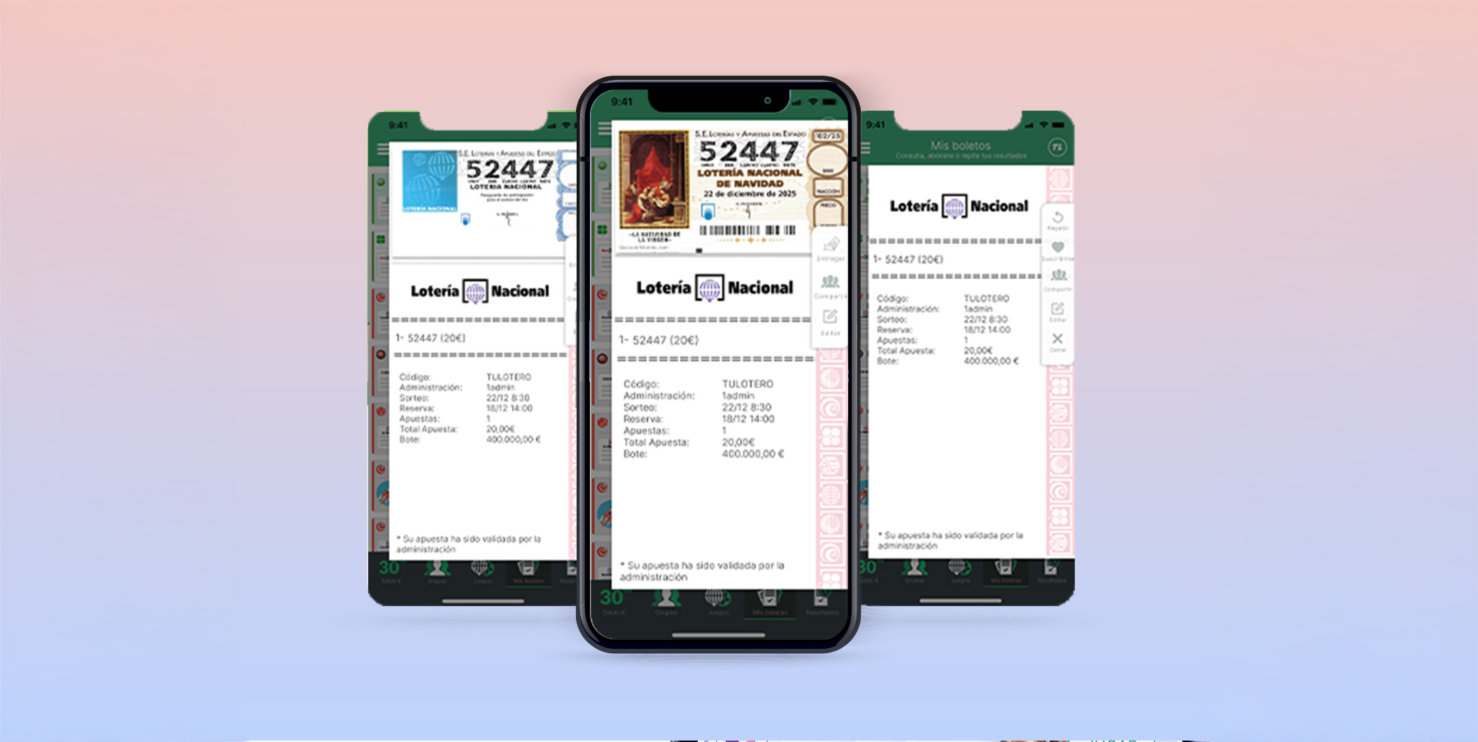 Tipos de décimos de Lotería en 2025: descubre todas las opciones