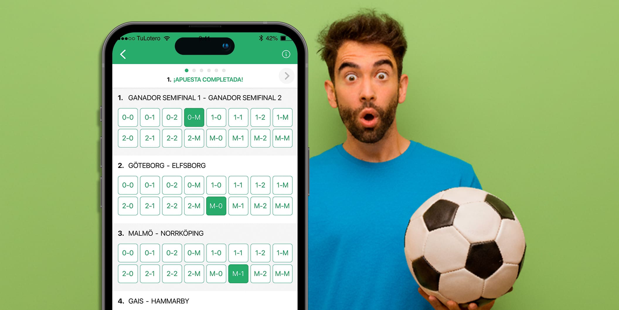 ¿Qué significa la "M" en el Quinigol?