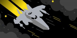 Nave espacial inspirada en Star Wars para ilustrar cómo elegir números de lotería el 4 de mayo