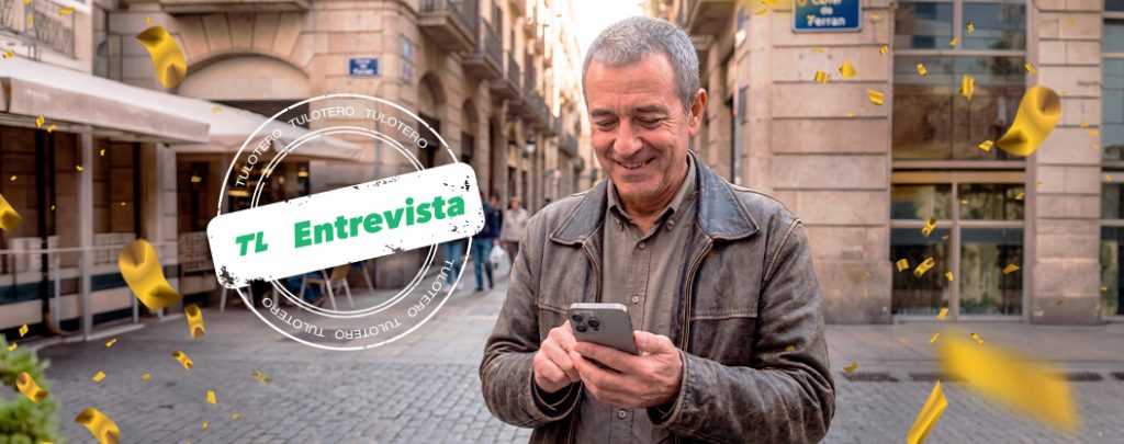 Ganador primer premio Lotería Nacional revisa TuLotero desde el móvil