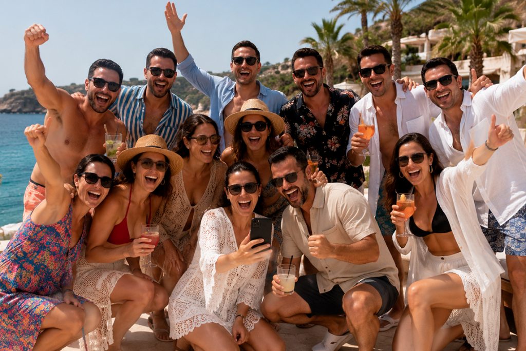 Ganadores de El Millón de Euromillones celebrando el premio de 1.000.000 €
