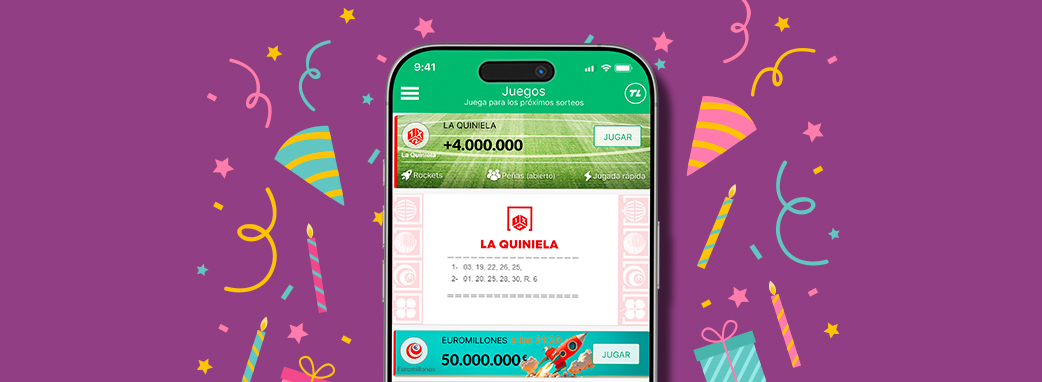 Ilustración para destacar que la Quiniela Cumple 80 años