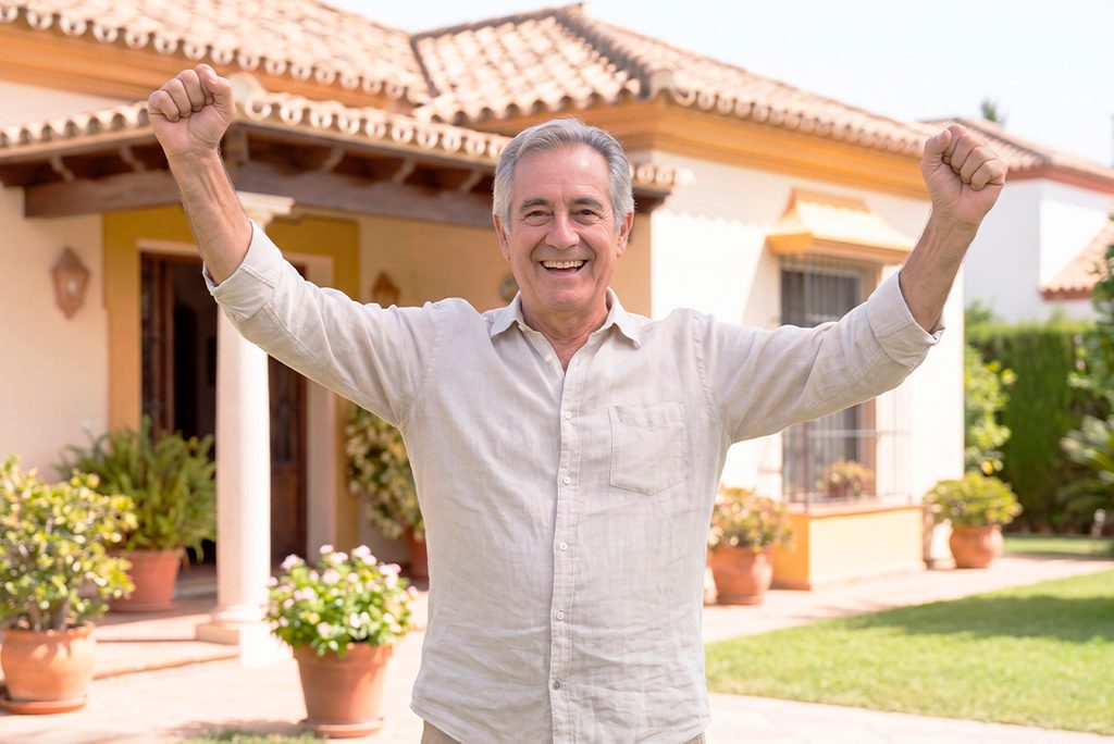 ganador del segundo premio de eurodreams celebrando su premio